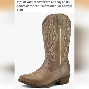 Brown Western Women's Cowboy Boots